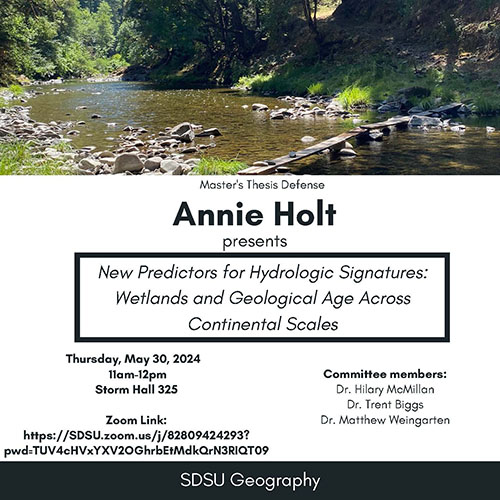 Thesis Defense - New Predictors for Hydrologic Signatures: Wetlands and Geological Age Across Continental Scales