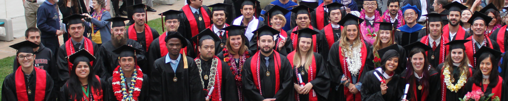graduation group photo