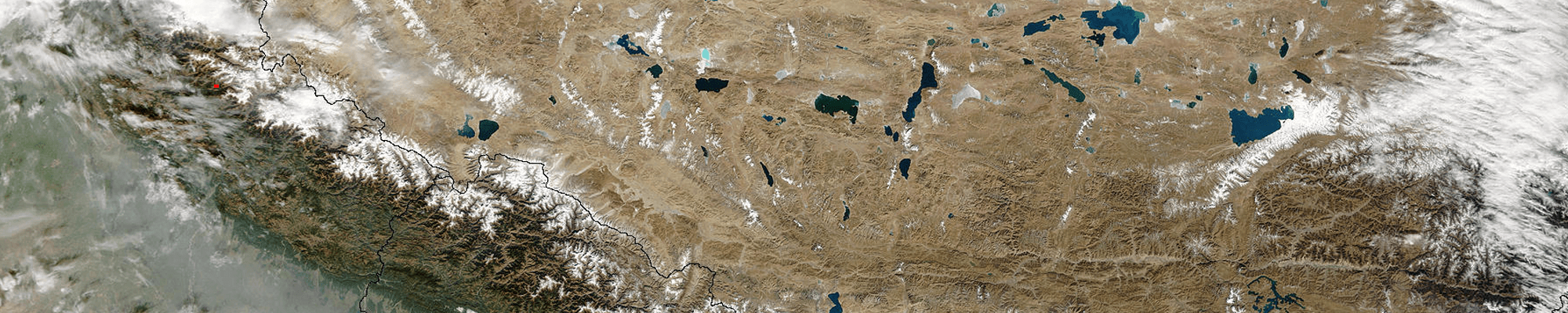 satellite map of Tibet